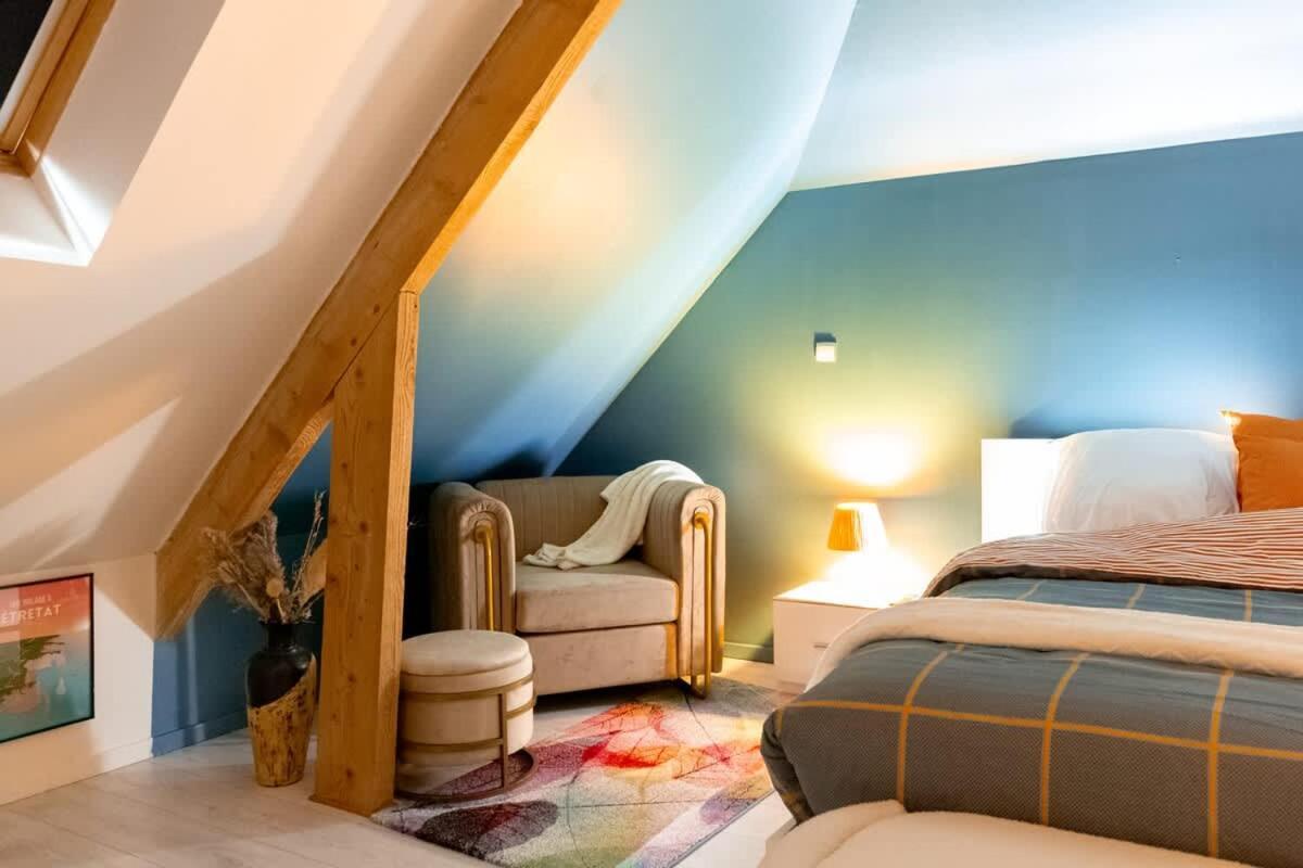 Loft Tout Confort Avec Parking Et A Moins 15 Min Caen Et Des Plages Demouville Exterior foto