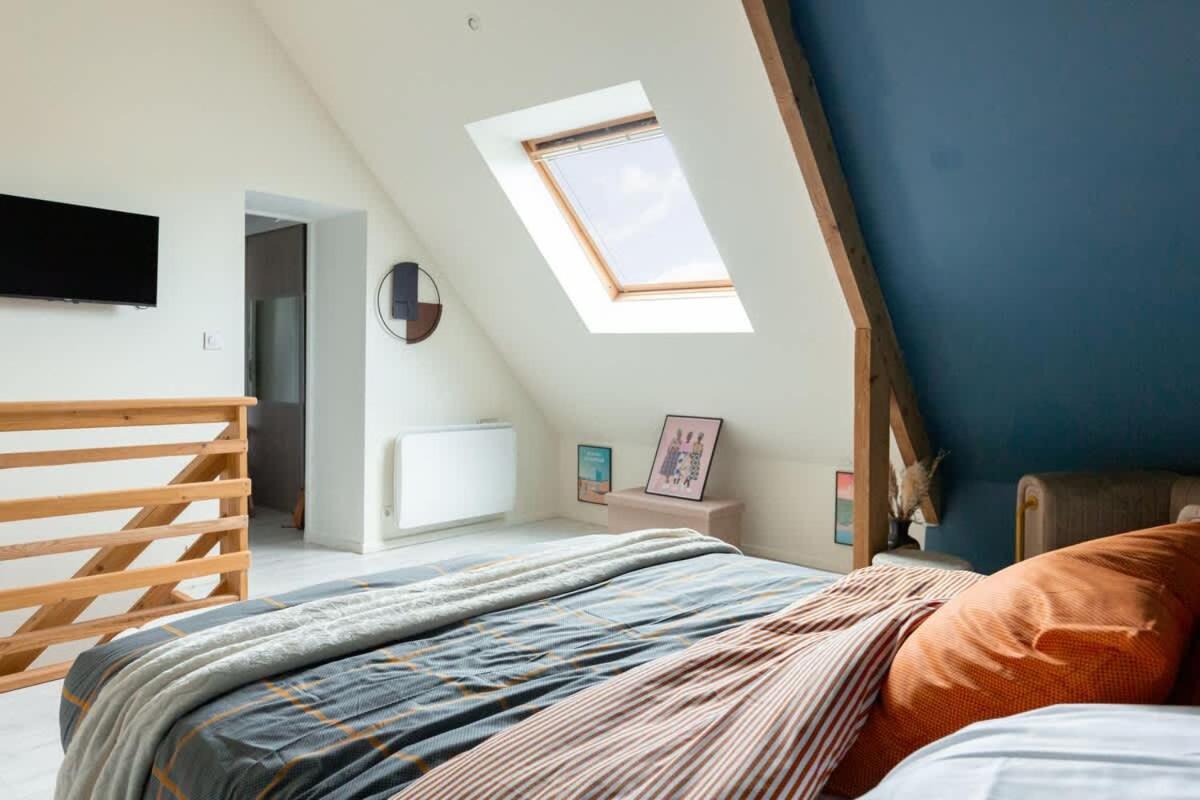 Loft Tout Confort Avec Parking Et A Moins 15 Min Caen Et Des Plages Demouville Exterior foto